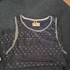 Anchor Print Tank Top